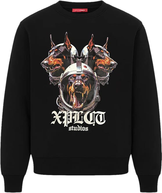 XPLCT XPLCT Dobberman Crewneck Zwart
