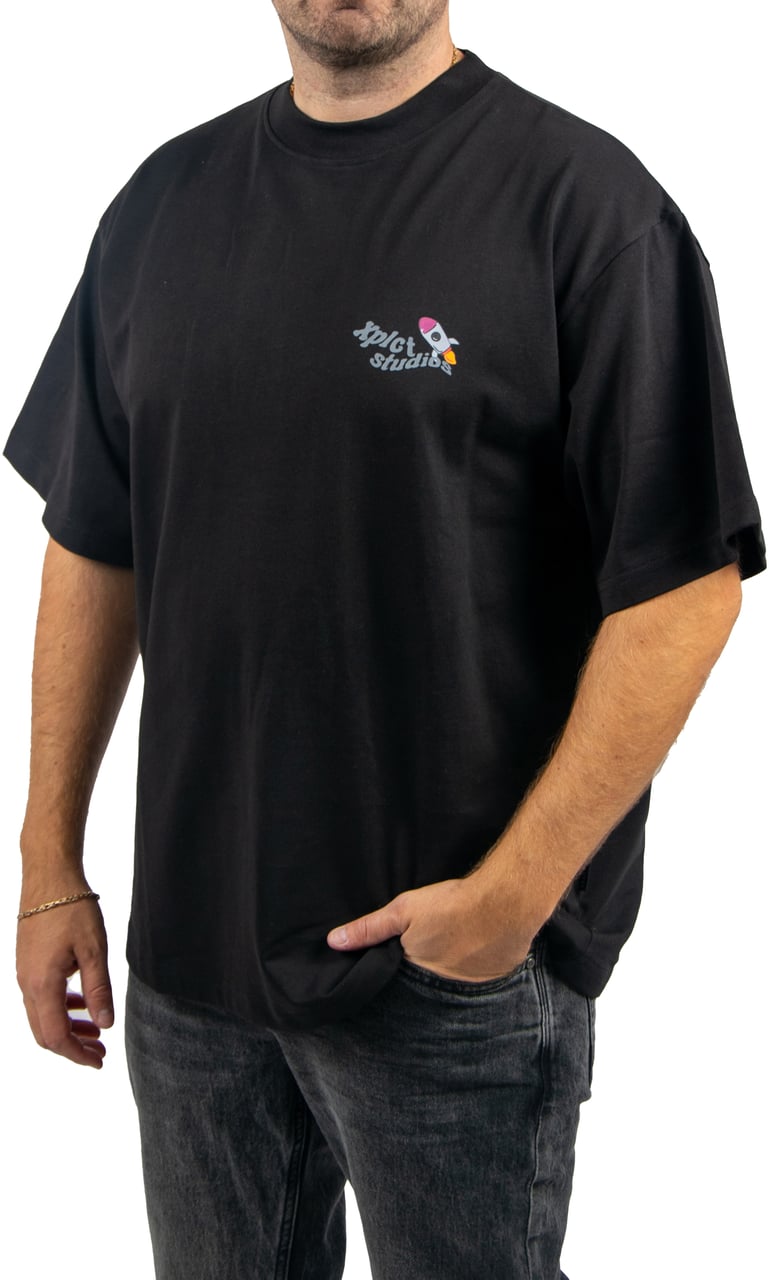 XPLCT XPLCT Rocket Tee Zwart
