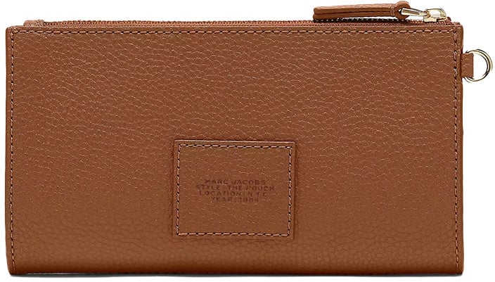Marc Jacobs Marc Jacobs Brown leather clutch Bruin