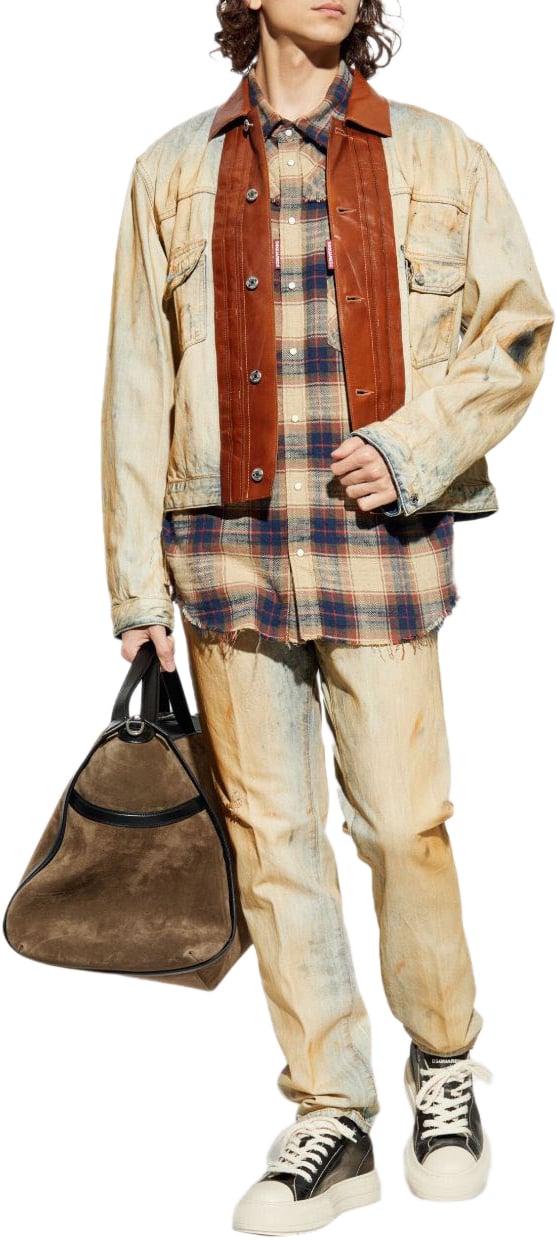 Dsquared2 Shirts Marron Bruin