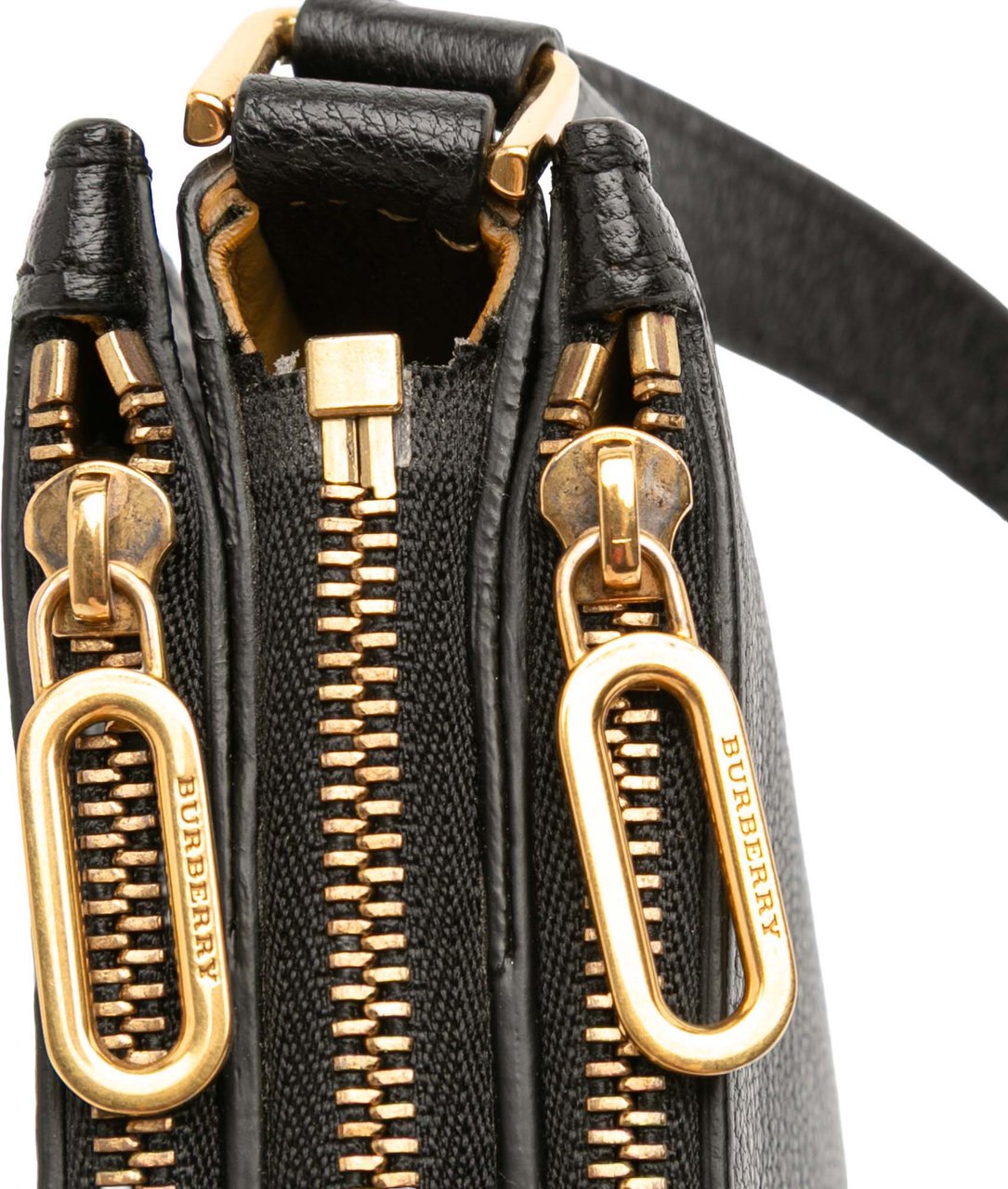 Burberry Leather Crossbody Zwart