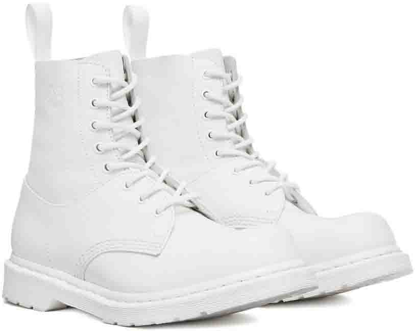 Dr. Martens Dr. Martens White leather 1460 Twist ankle boots Wit