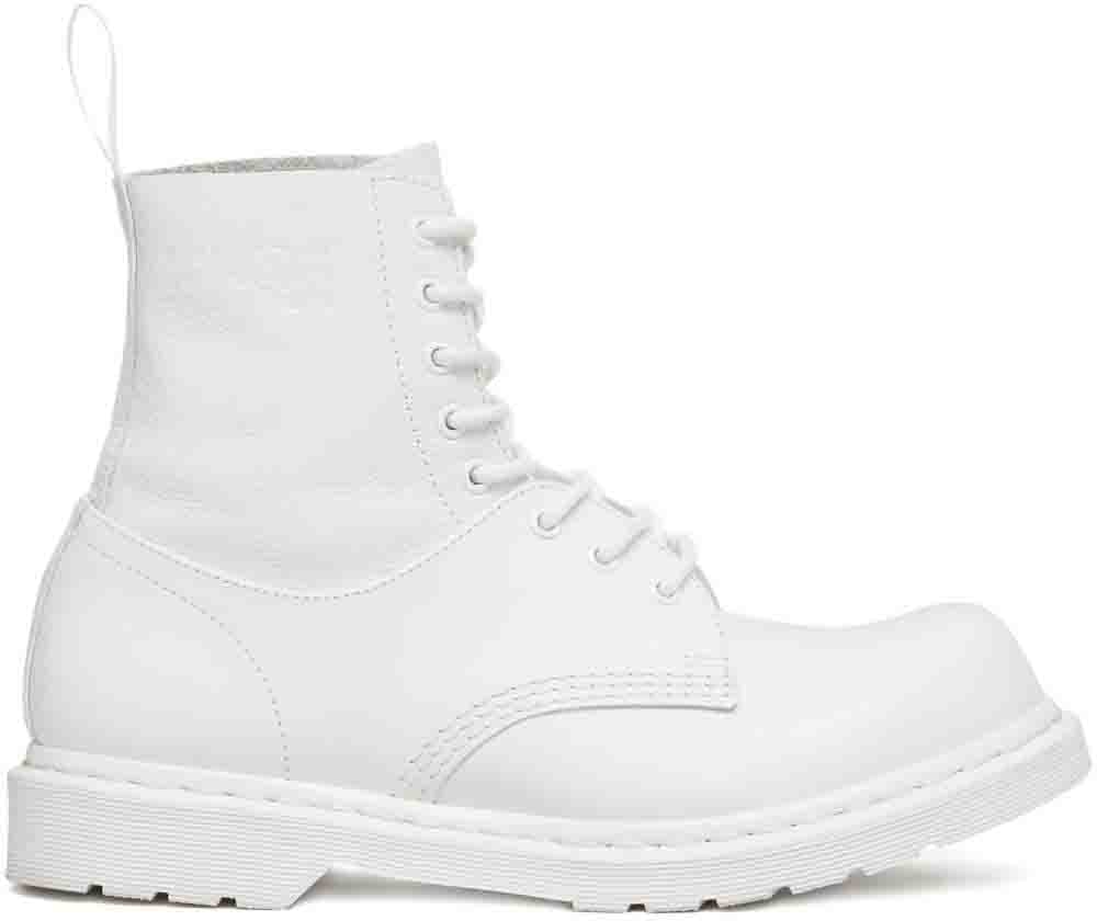 Dr. Martens Dr. Martens White leather 1460 Twist ankle boots Wit