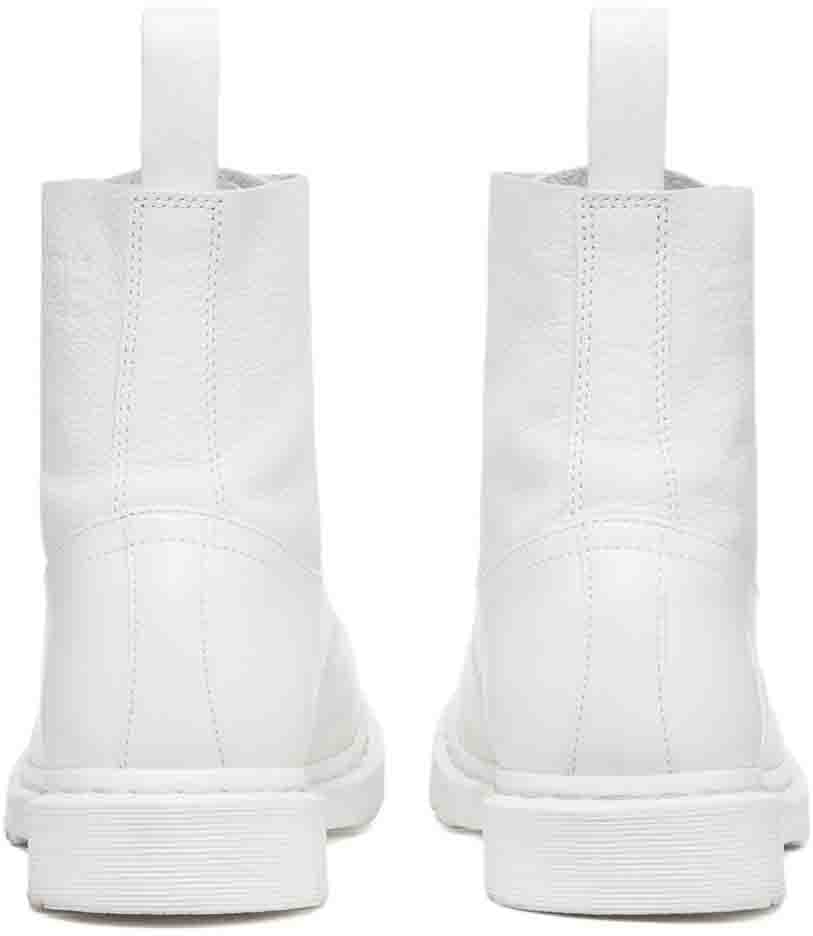 Dr. Martens Dr. Martens White leather 1460 Twist ankle boots Wit