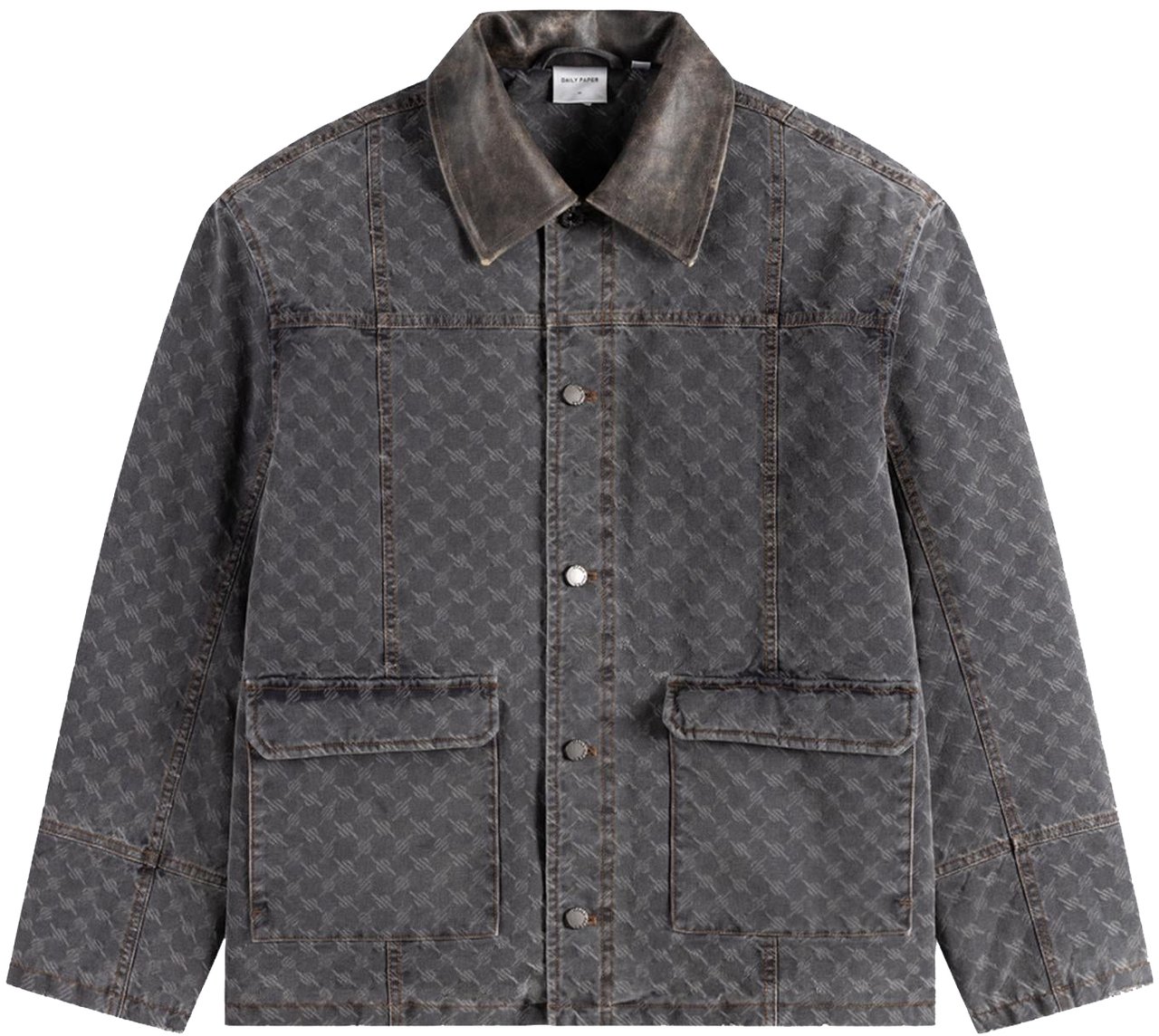 Daily Paper Heren Monogram Workwear Jacket Grijs Grijs