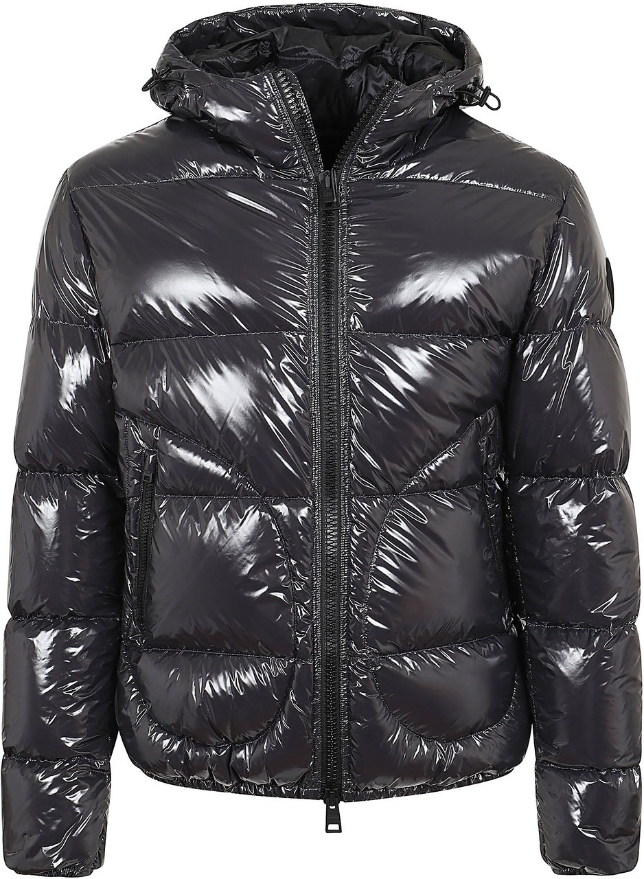 Herno Quilted down jacket Zwart