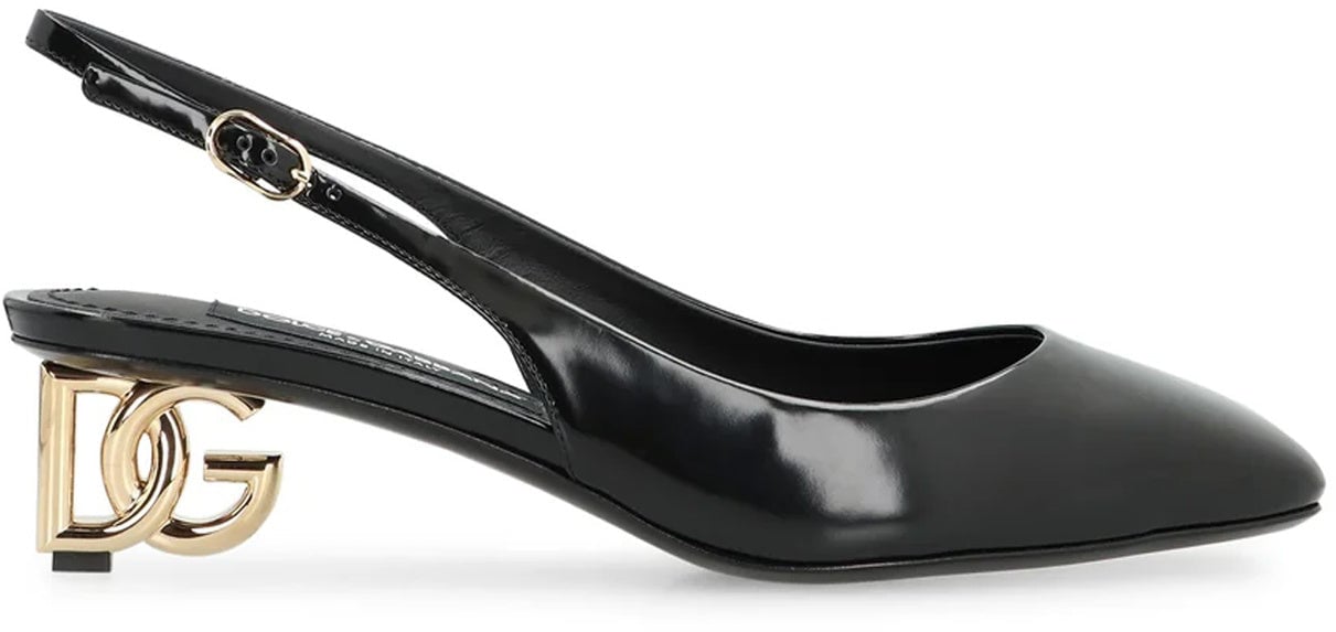 Dolce & Gabbana Dolce & Gabbana Jackie Slingback Pumps Zwart