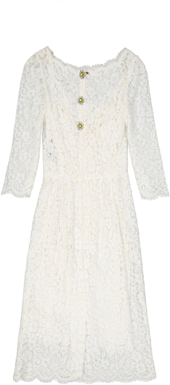 Dolce & Gabbana Dolce & Gabbana Lace Dress Wit