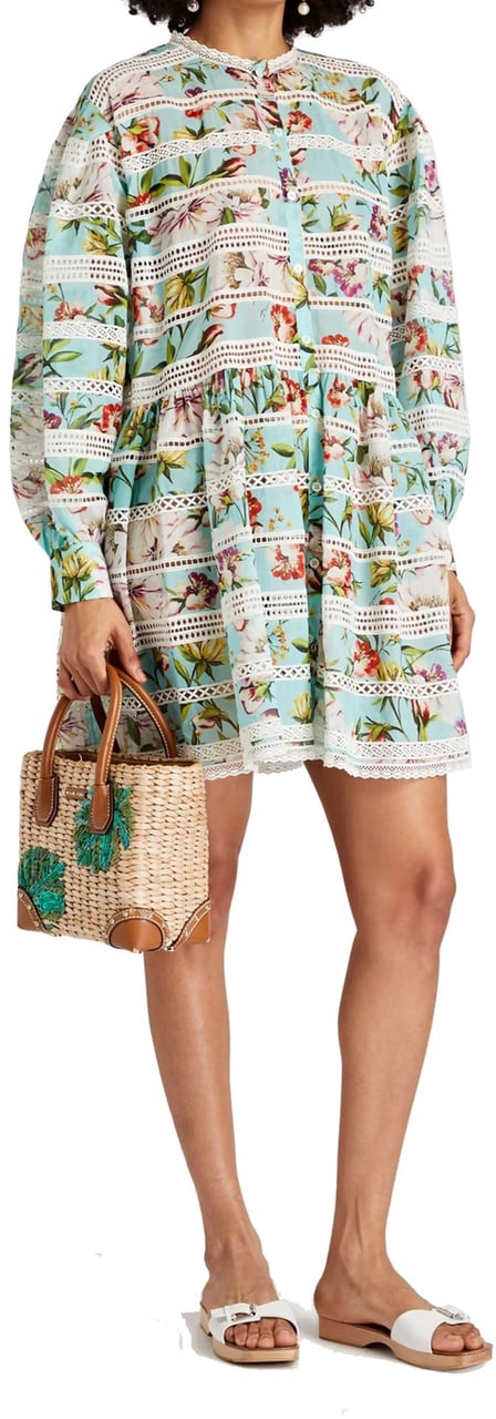 Dolce & Gabbana Dolce & Gabbana Floral Print Dress Groen