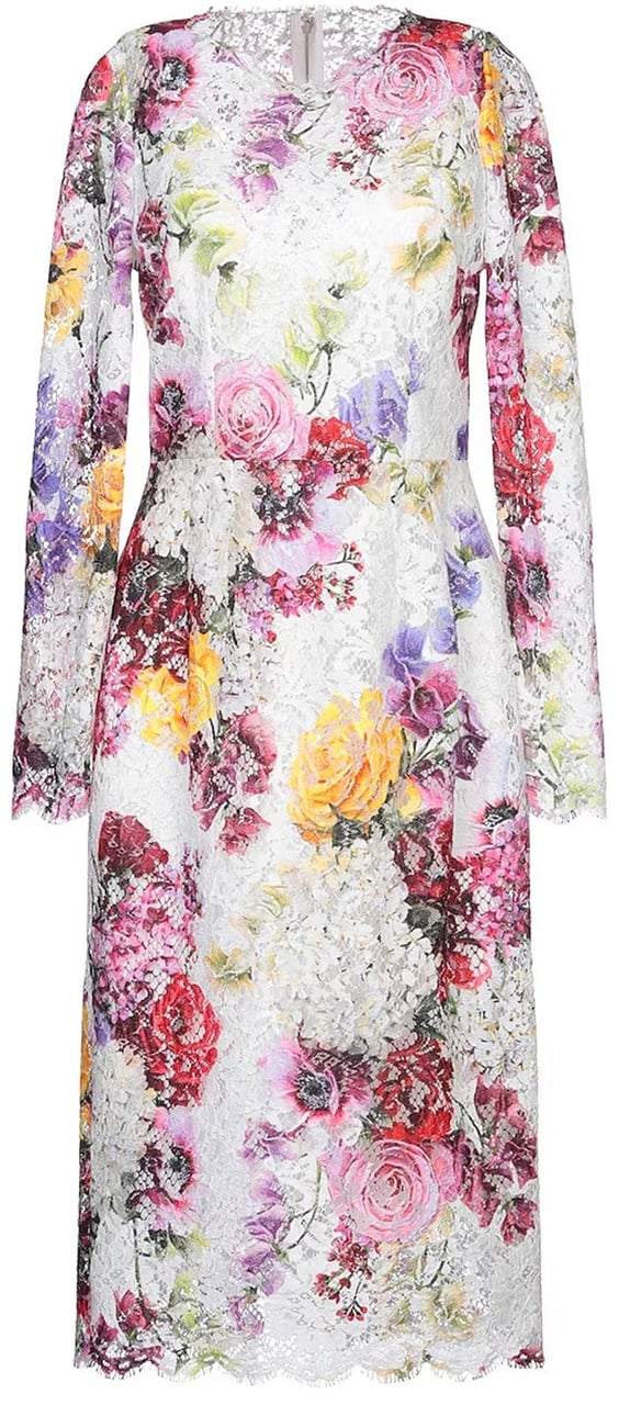 Dolce & Gabbana Dolce & Gabbana Lace Dress Wit