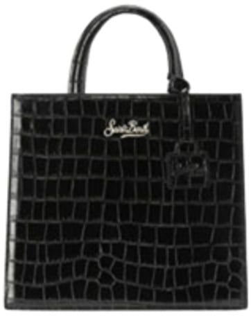 MC2 Saint Barth Bags Printed Croco Leather 00 Zwart
