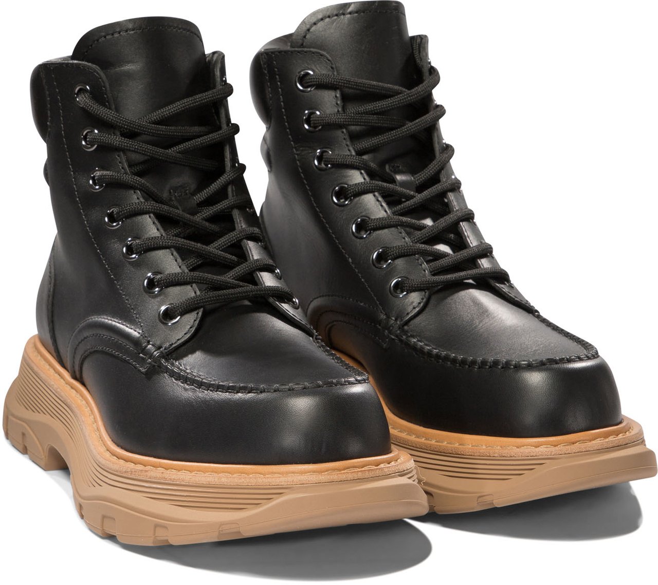 Alexander McQueen "Chant" ankle boots Zwart