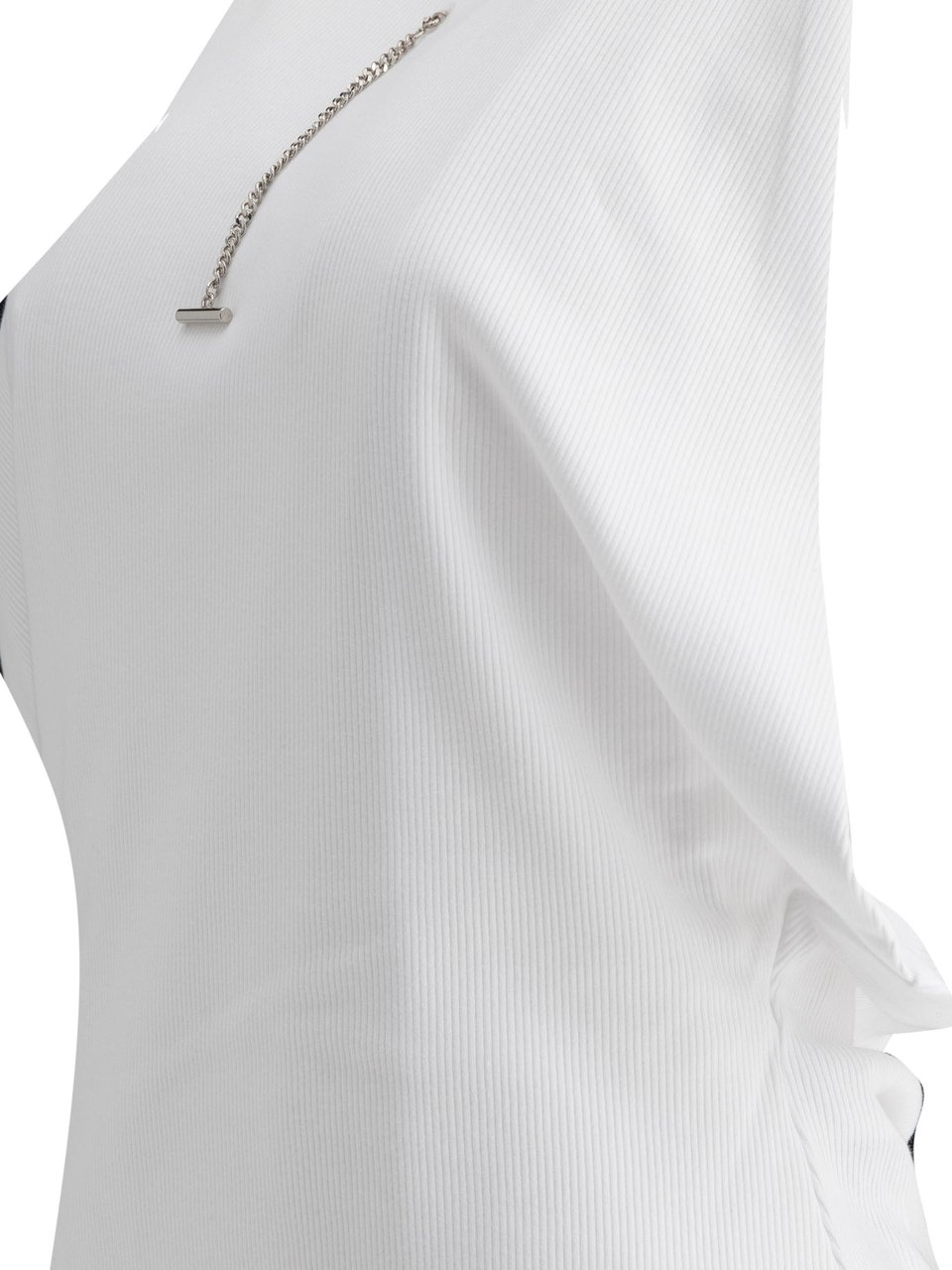 Alexander McQueen Ribbed top Wit