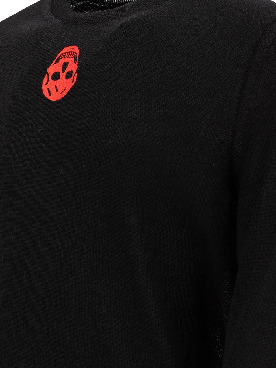 Alexander McQueen "Inverted Skull" sweatshirt Zwart