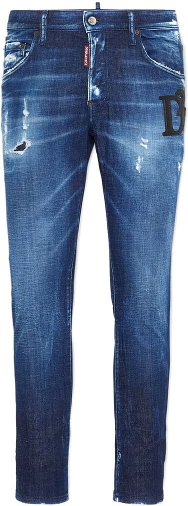 Dsquared2 Dsquared2 Stretch denim Skater Jean jeans Blauw