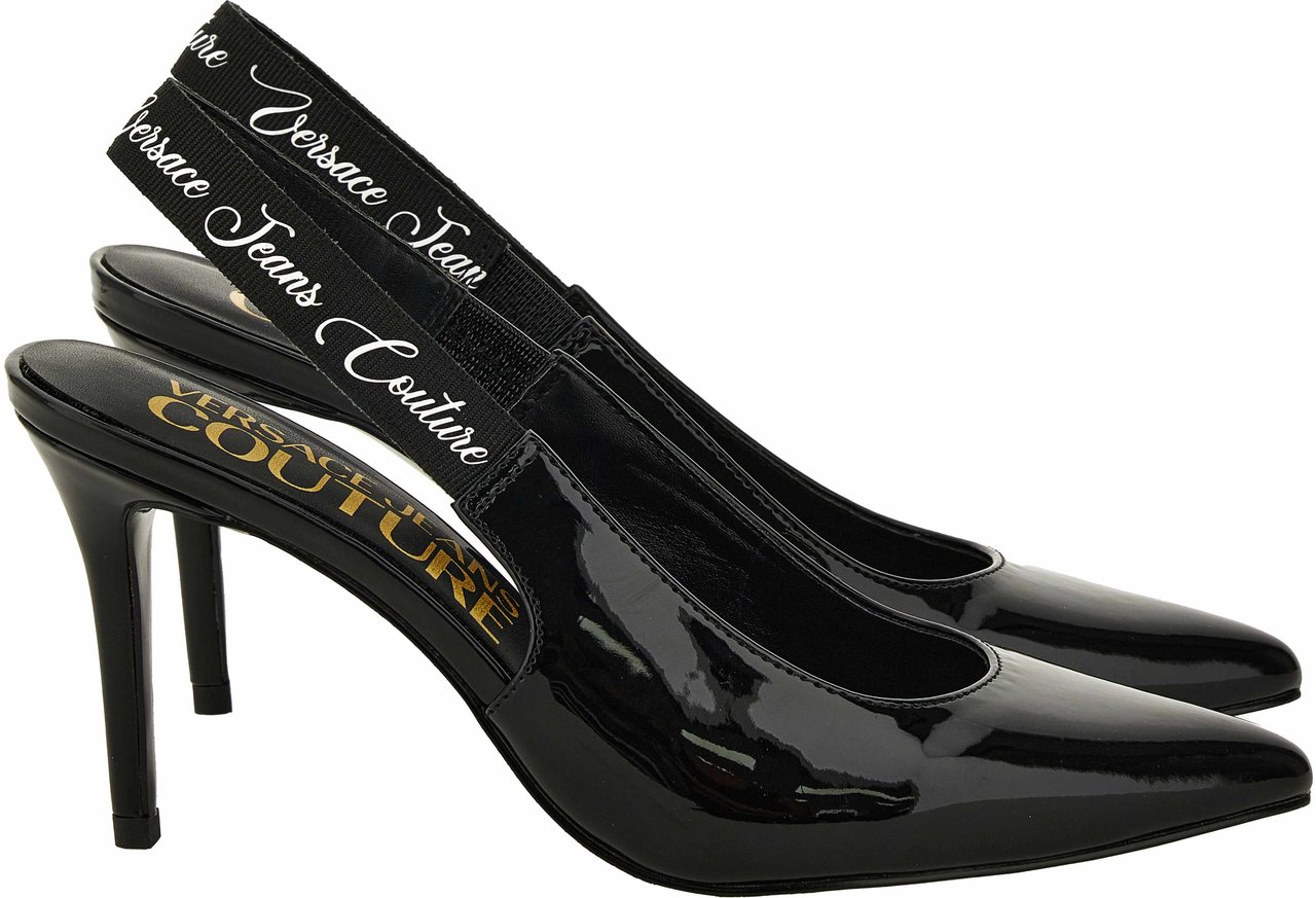 Versace Jeans Couture Flat Shoes Black Zwart