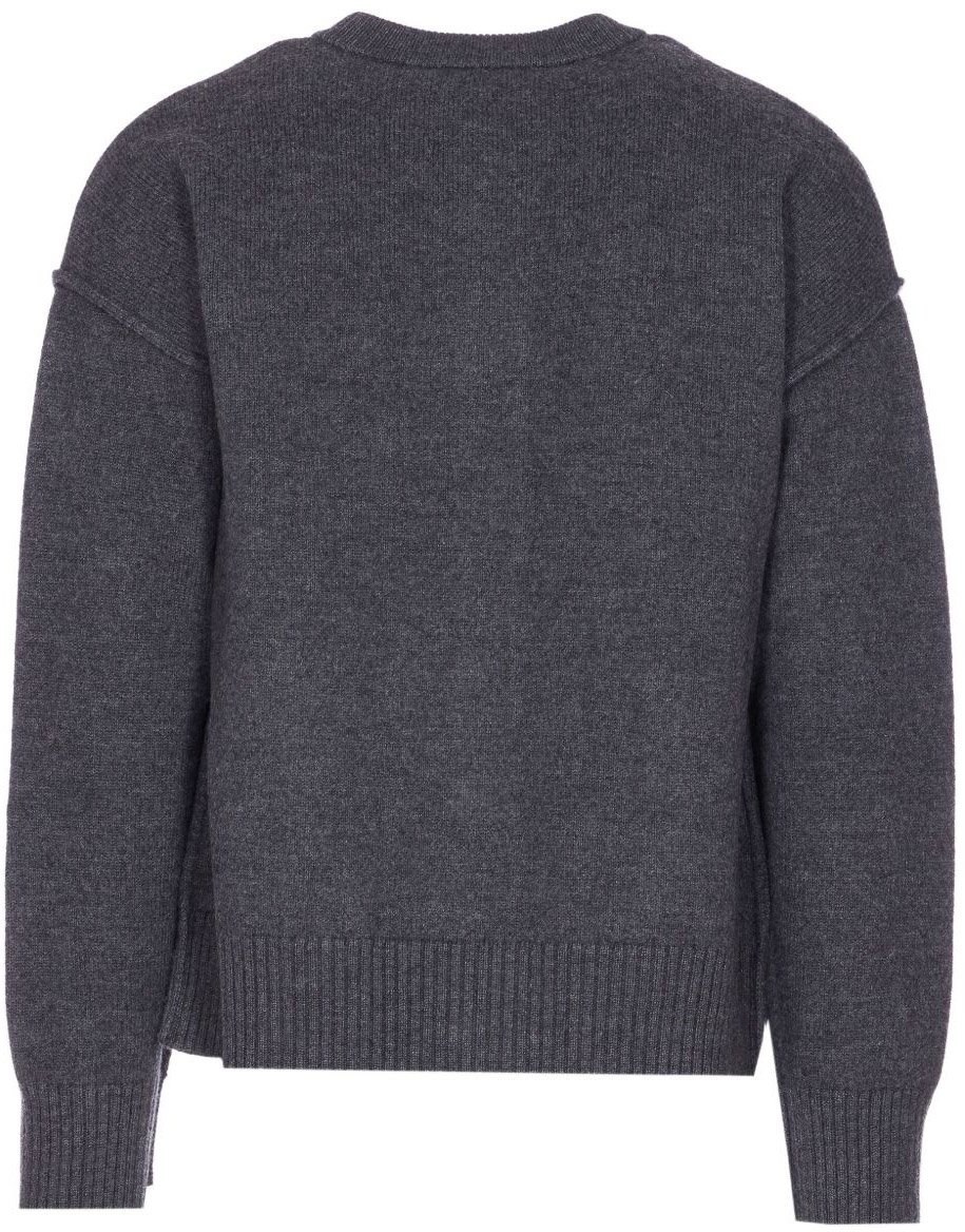 AMI Paris Sweaters Grey Grijs