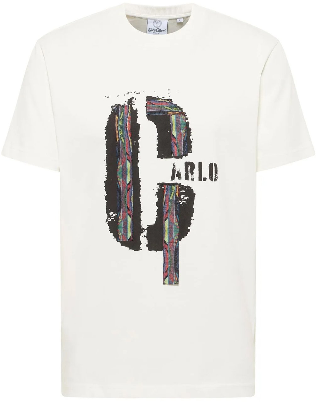 Carlo Colucci Colucci Tapes Tee White Wit