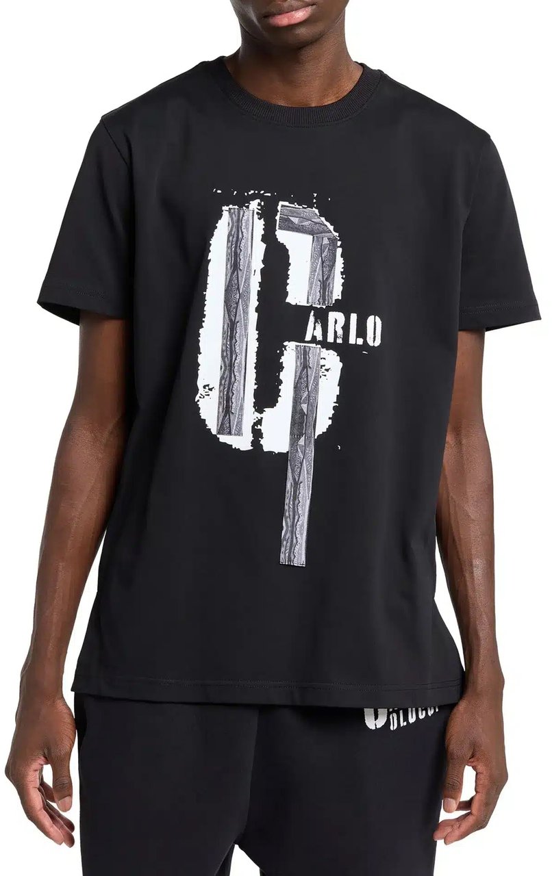 Carlo Colucci Colucci Tapes Tee Black Zwart
