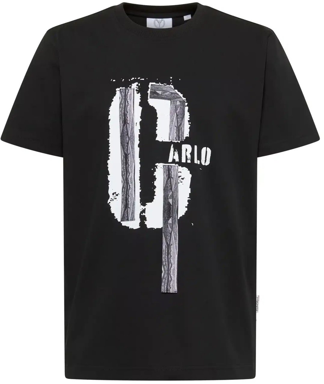 Carlo Colucci Colucci Tapes Tee Black Zwart