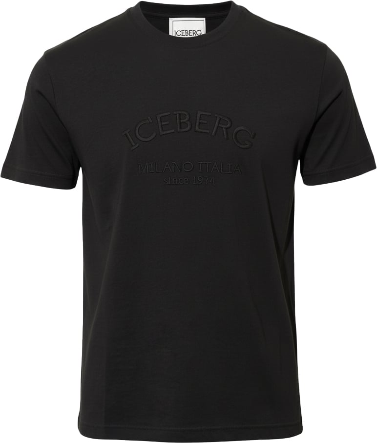 Iceberg T-shirt Black Zwart