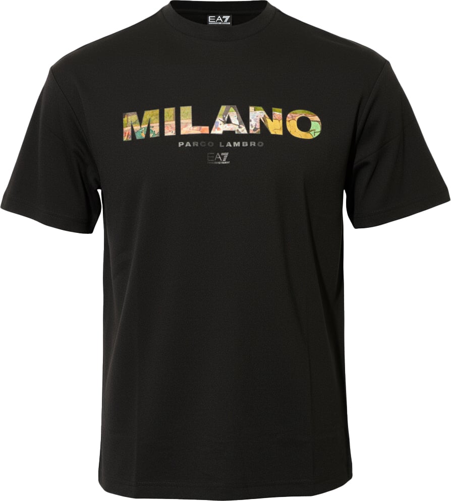 EA7 Milano T-shirt Black Zwart