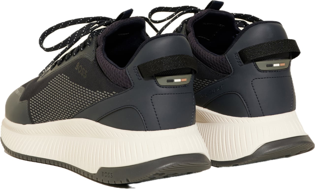 Boss Blue Sneaker Blauw