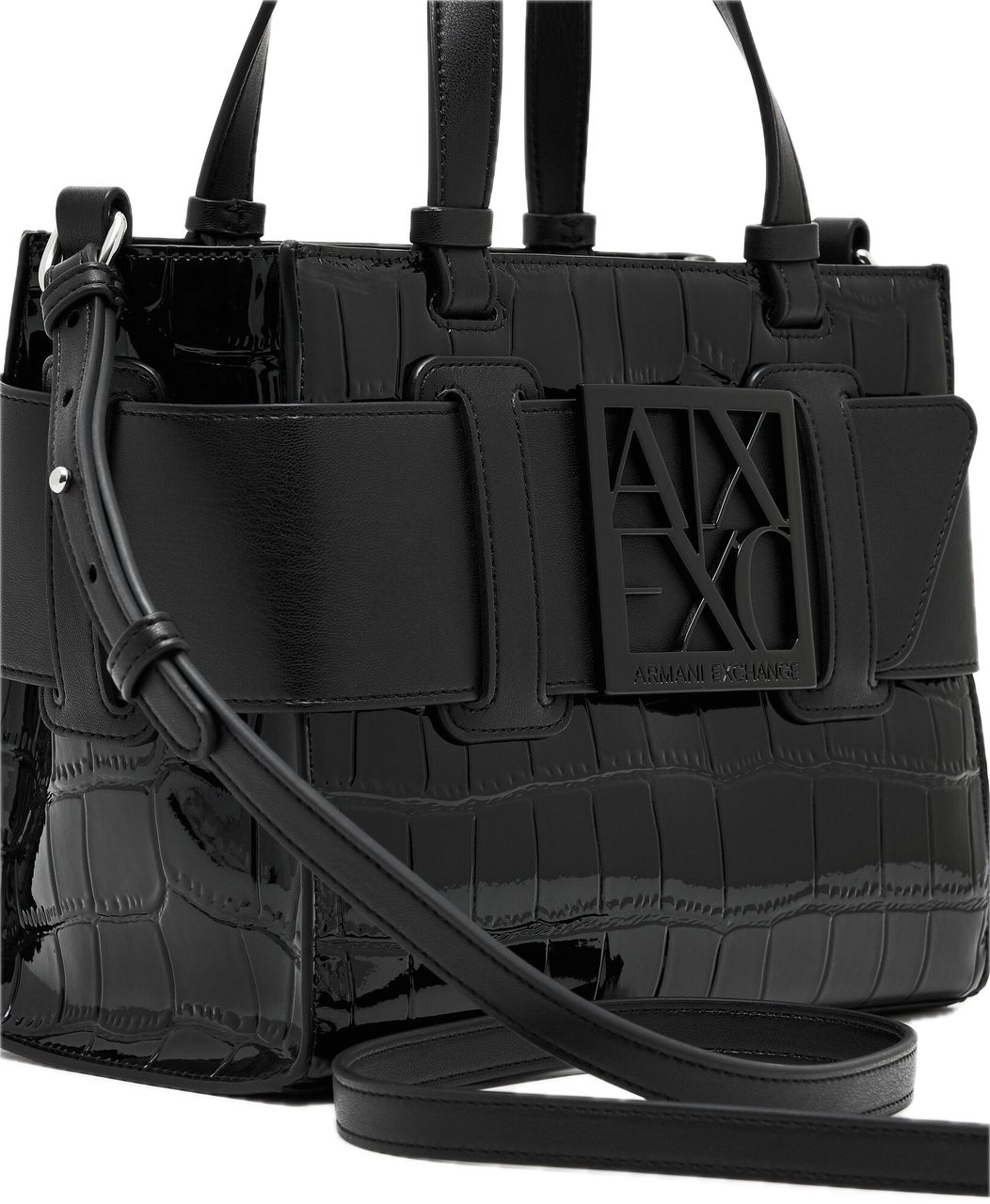 Armani Exchange Susie Croco Zwart