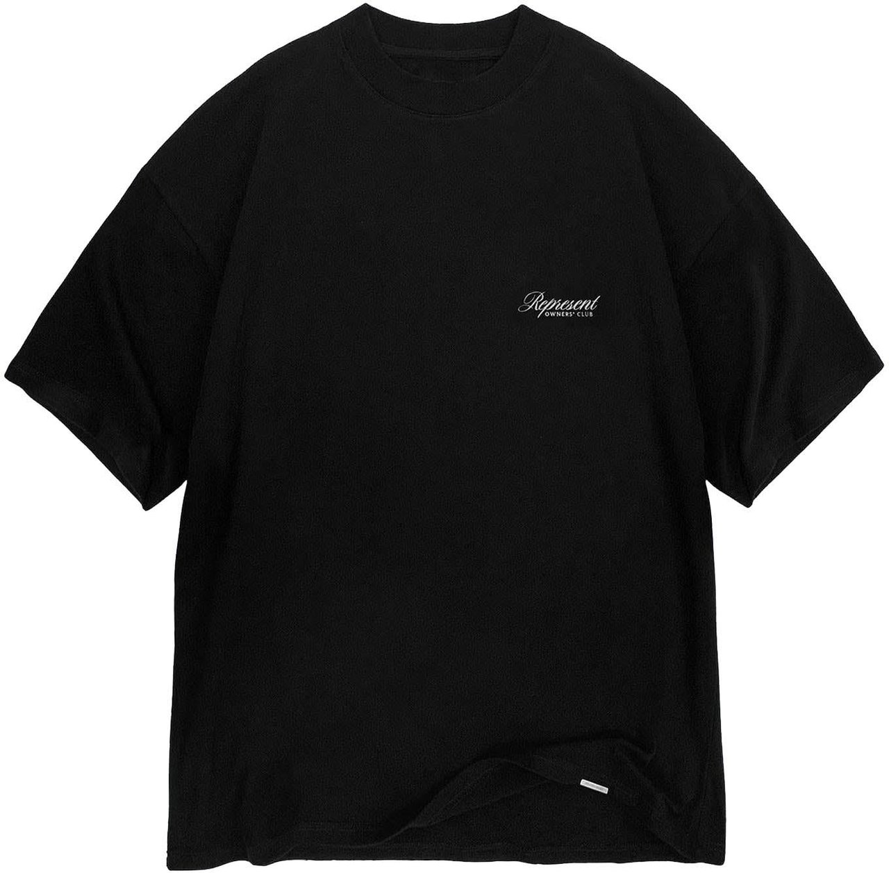 Represent Heren Owners Script T-Shirt Blauw Zwart