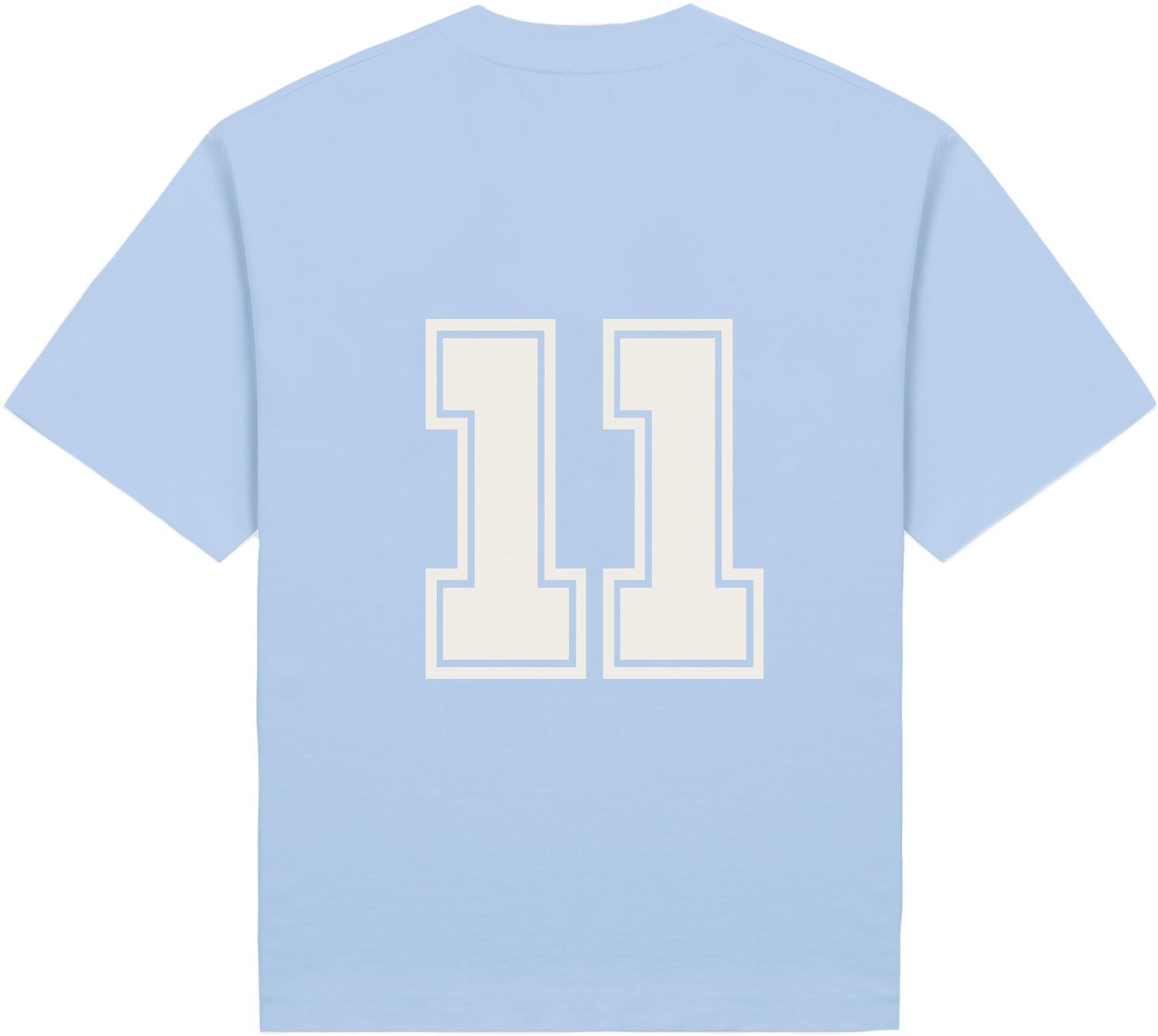 Chique Noir Eleven Jersey Light Blue Blauw