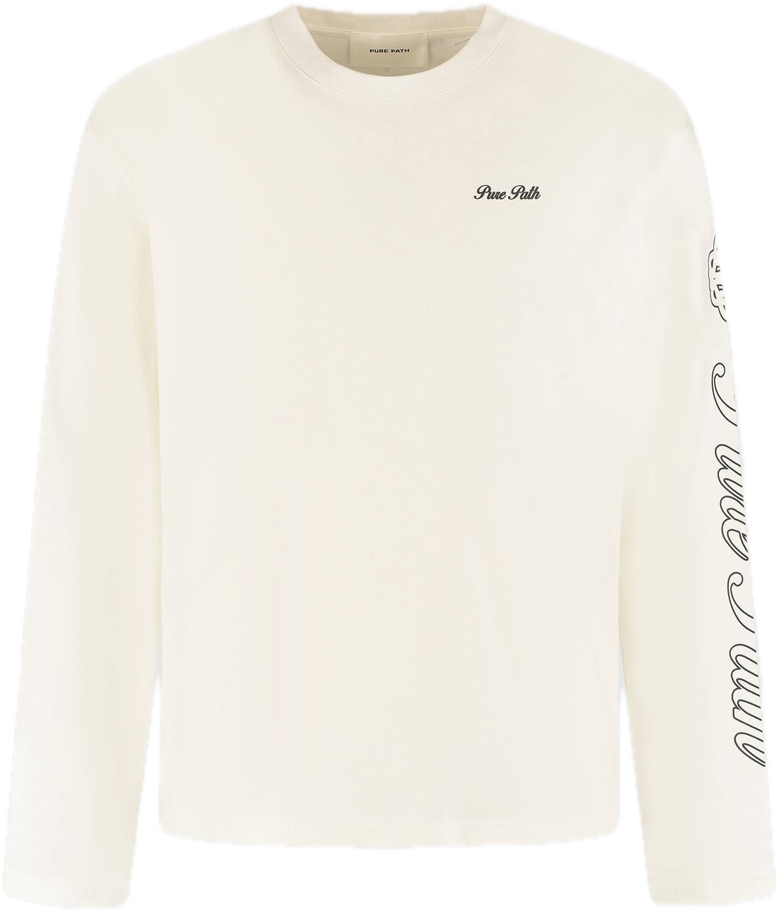 Pure Path Essence Of Life Longsleeve T-shirt Wit