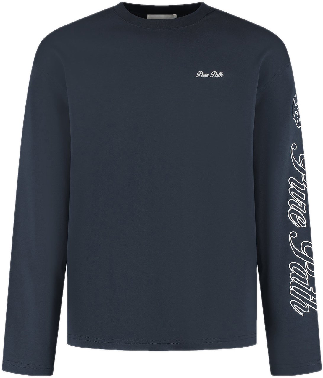 Pure Path Essence Of Life Longsleeve T-shirt Blauw