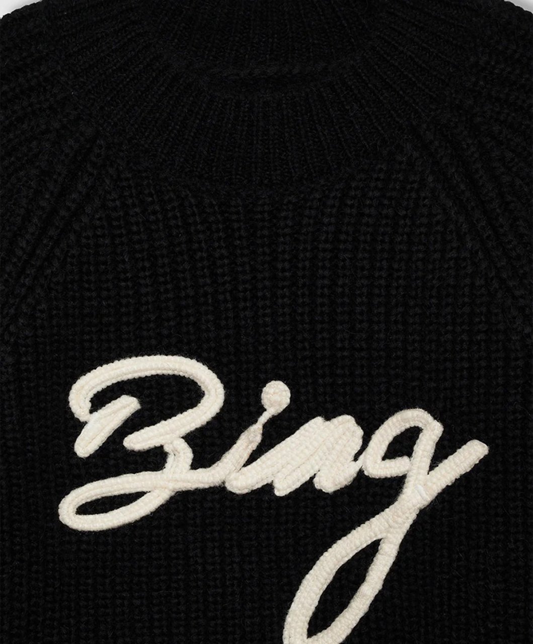 Anine Bing pull zwart wol Zwart