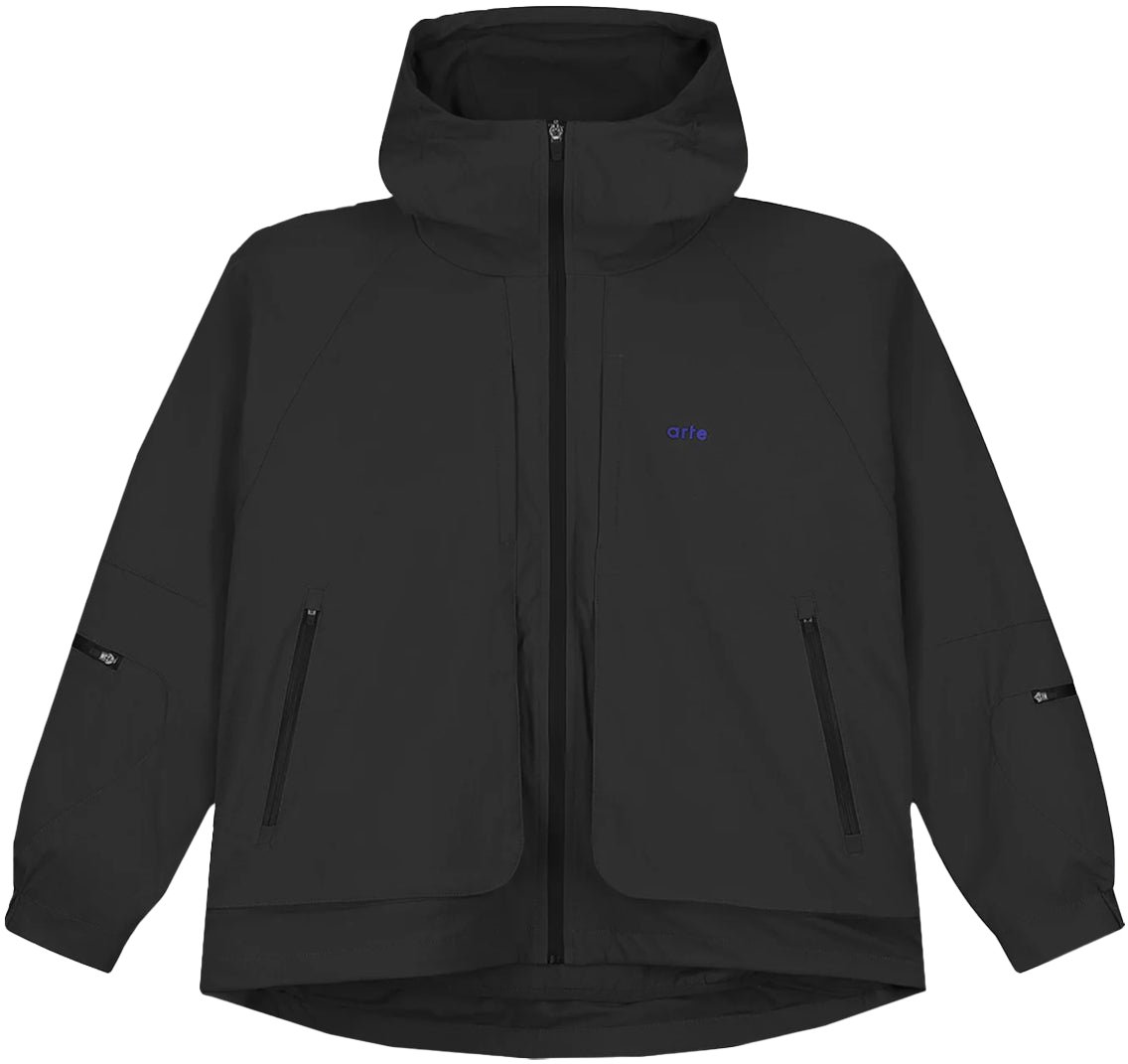 Arte Antwerp Giacca Technical Polar Nera Zwart