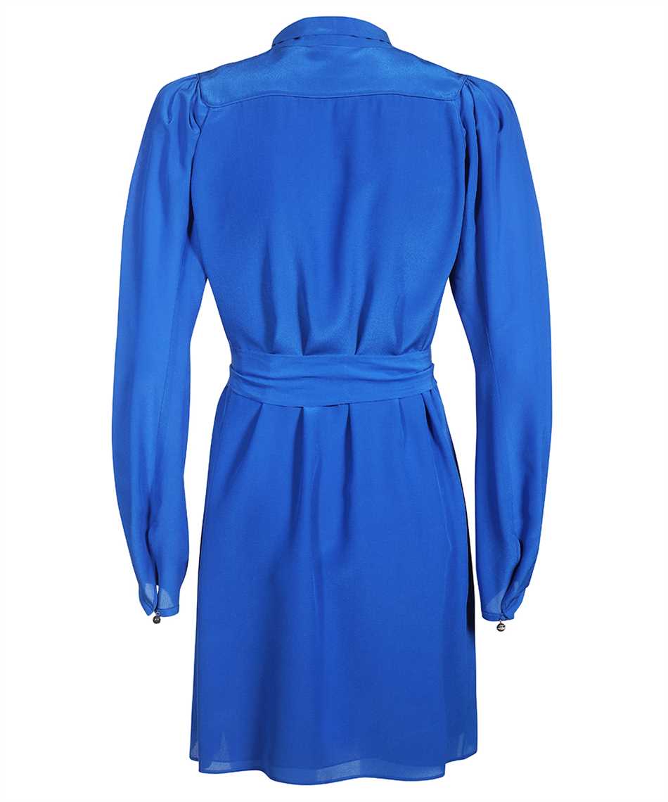 Dsquared2 Silk mini dress Blauw