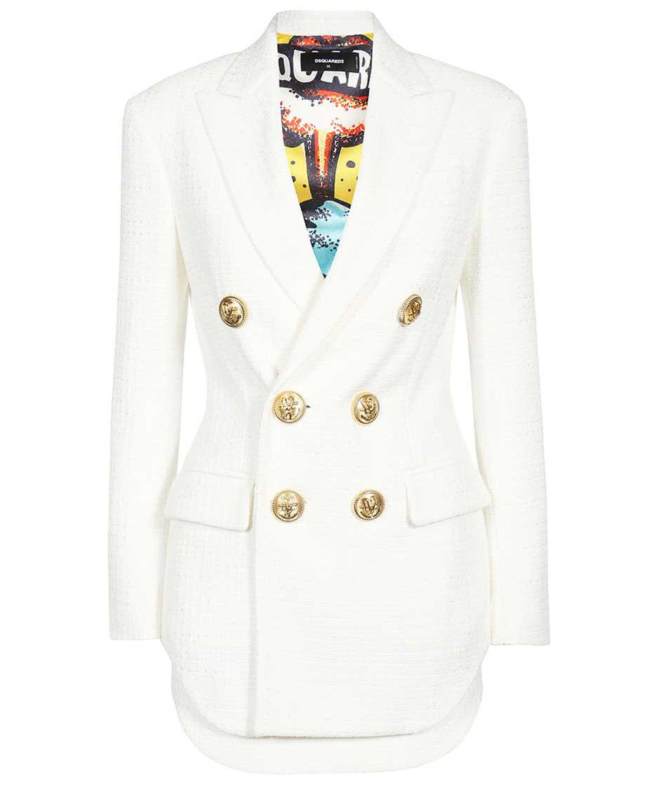 Dsquared2 Double breasted blazer Wit