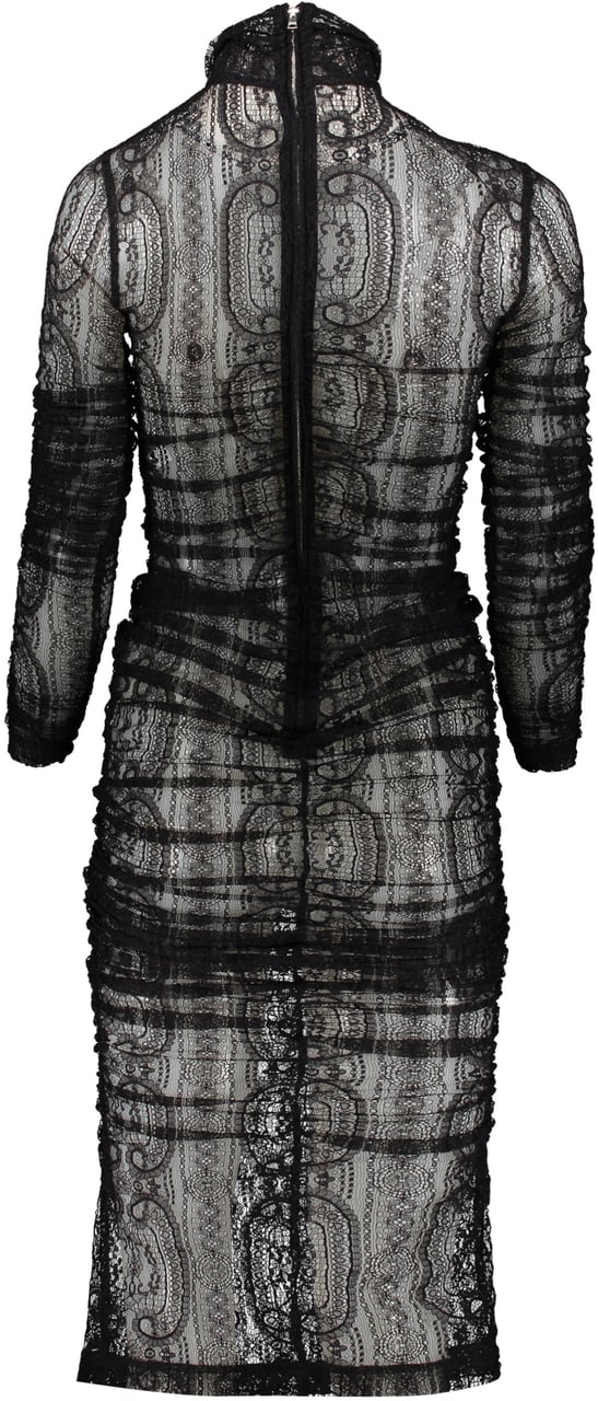 Dolce & Gabbana Lace midi dress Zwart