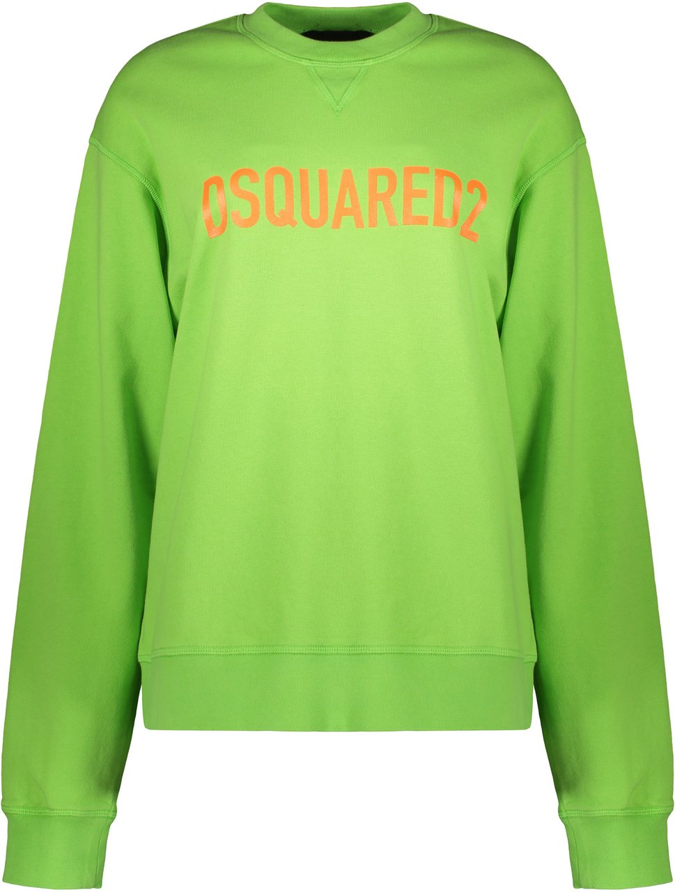 Dsquared2 Logo detail cotton sweatshirt Groen