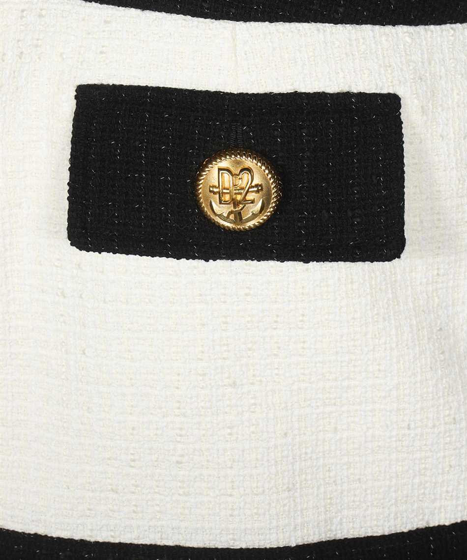 Dsquared2 Tweed mini-skirt Wit