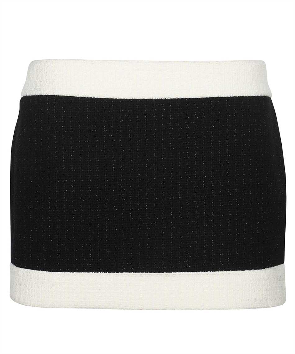 Dsquared2 Tweed mini-skirt Zwart