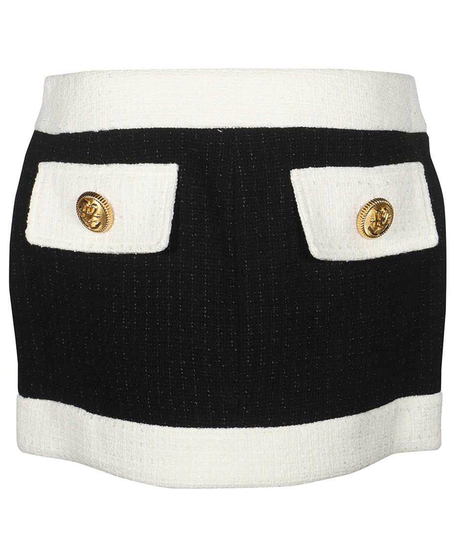 Dsquared2 Tweed mini-skirt Zwart