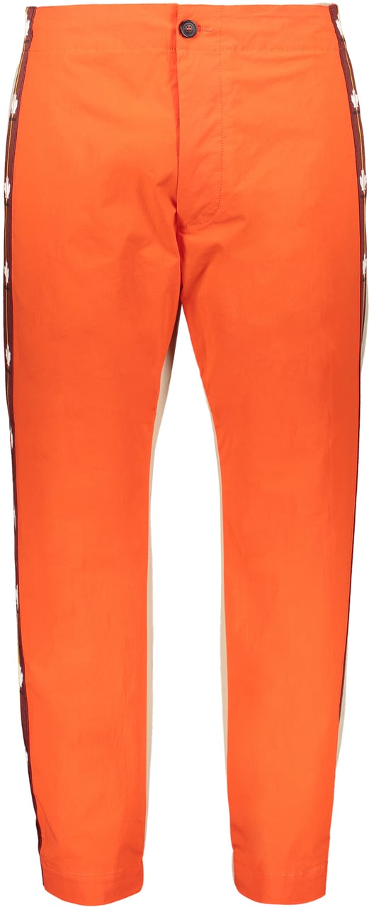 Dsquared2 Track-pants with contrasting side stripes Oranje