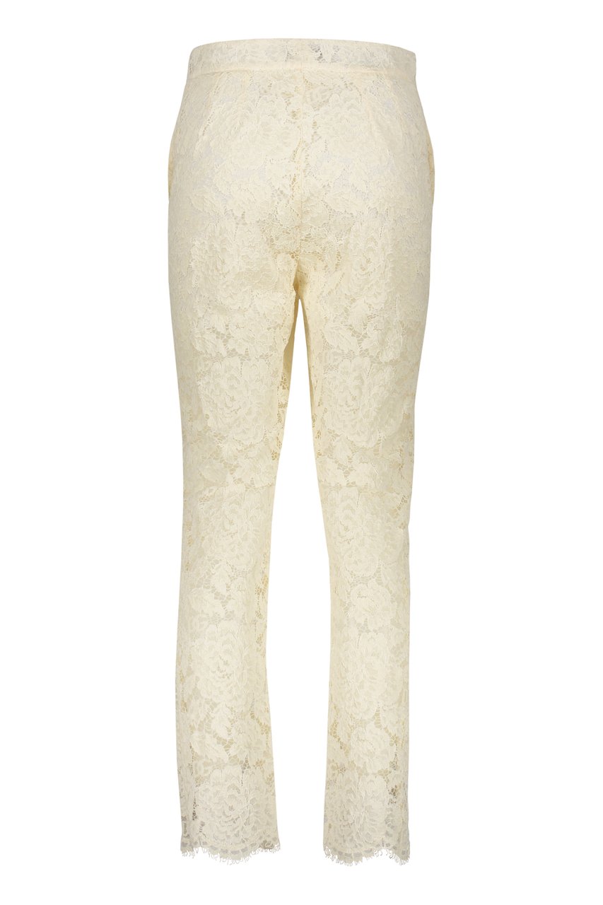 Dolce & Gabbana Lace trousers Wit