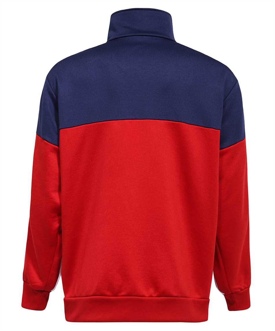 Dsquared2 Full zip sweatshirt with side stripes Rood