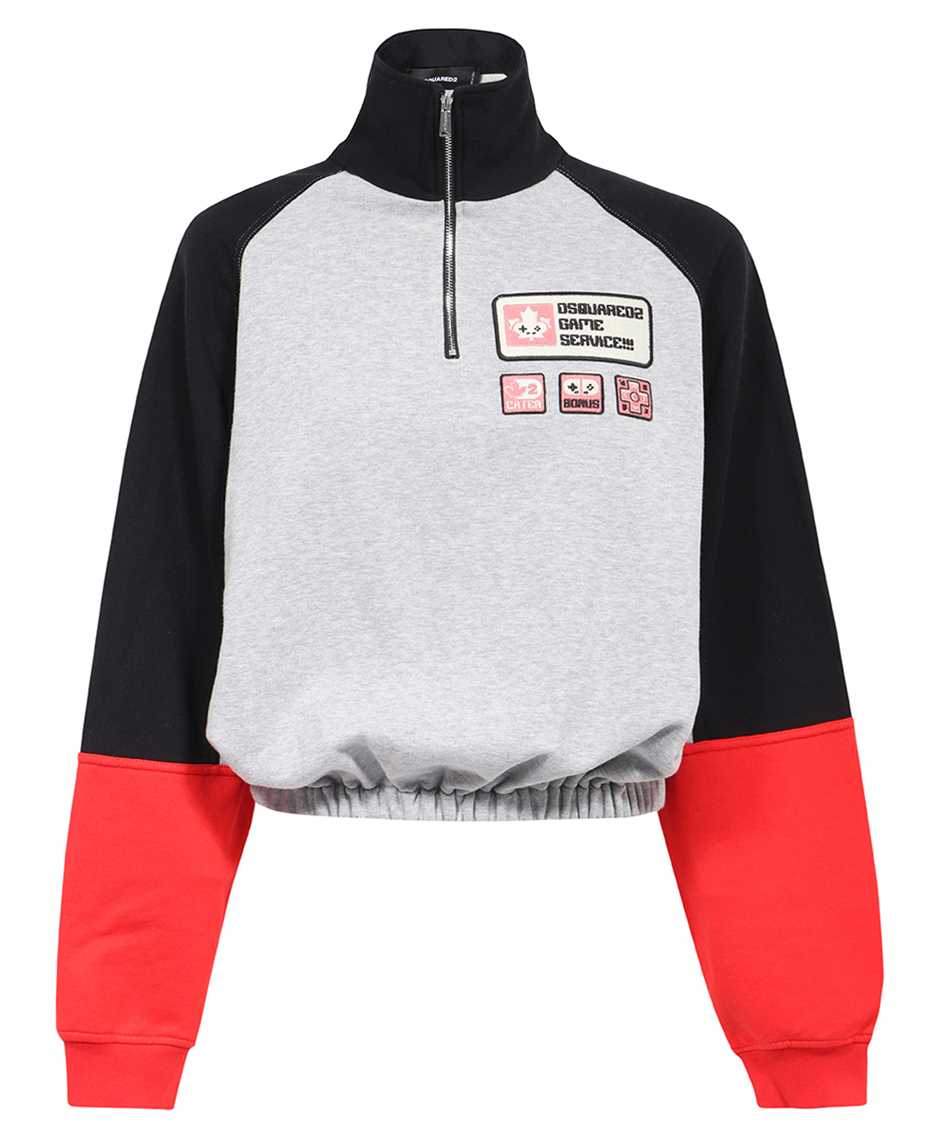 Dsquared2 Cotton sweatshirt Zwart