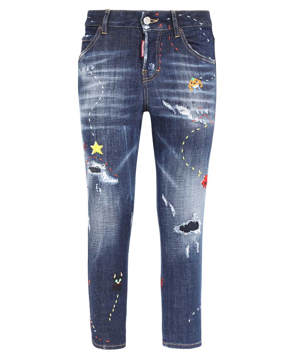 Dsquared2 Cool girl cropped jeans Blauw