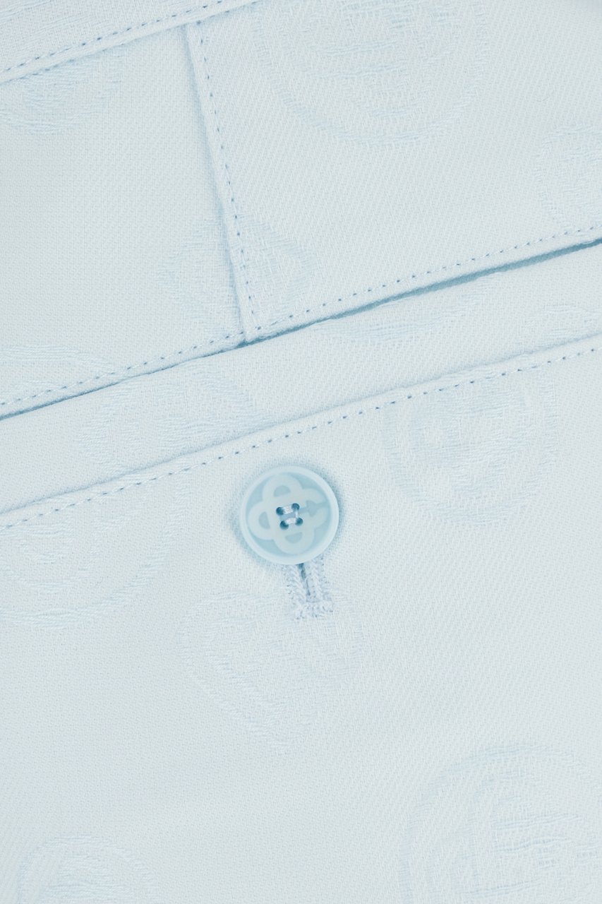 Casablanca Casablanca Light blue cotton pants Blauw