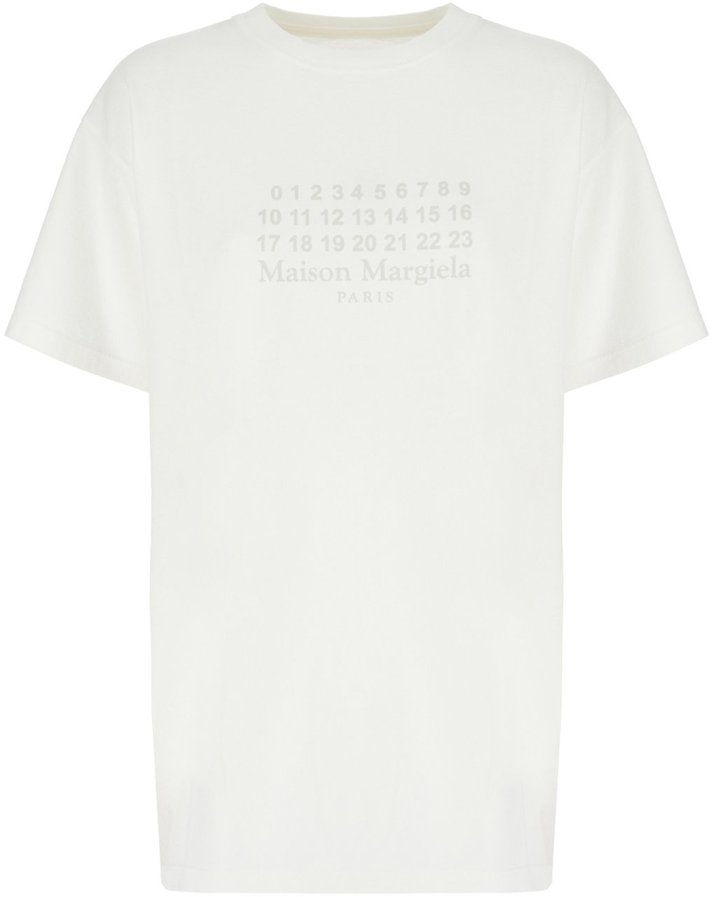 Maison Margiela Maison Margiela Ivory cotton t-shirt Neutraal