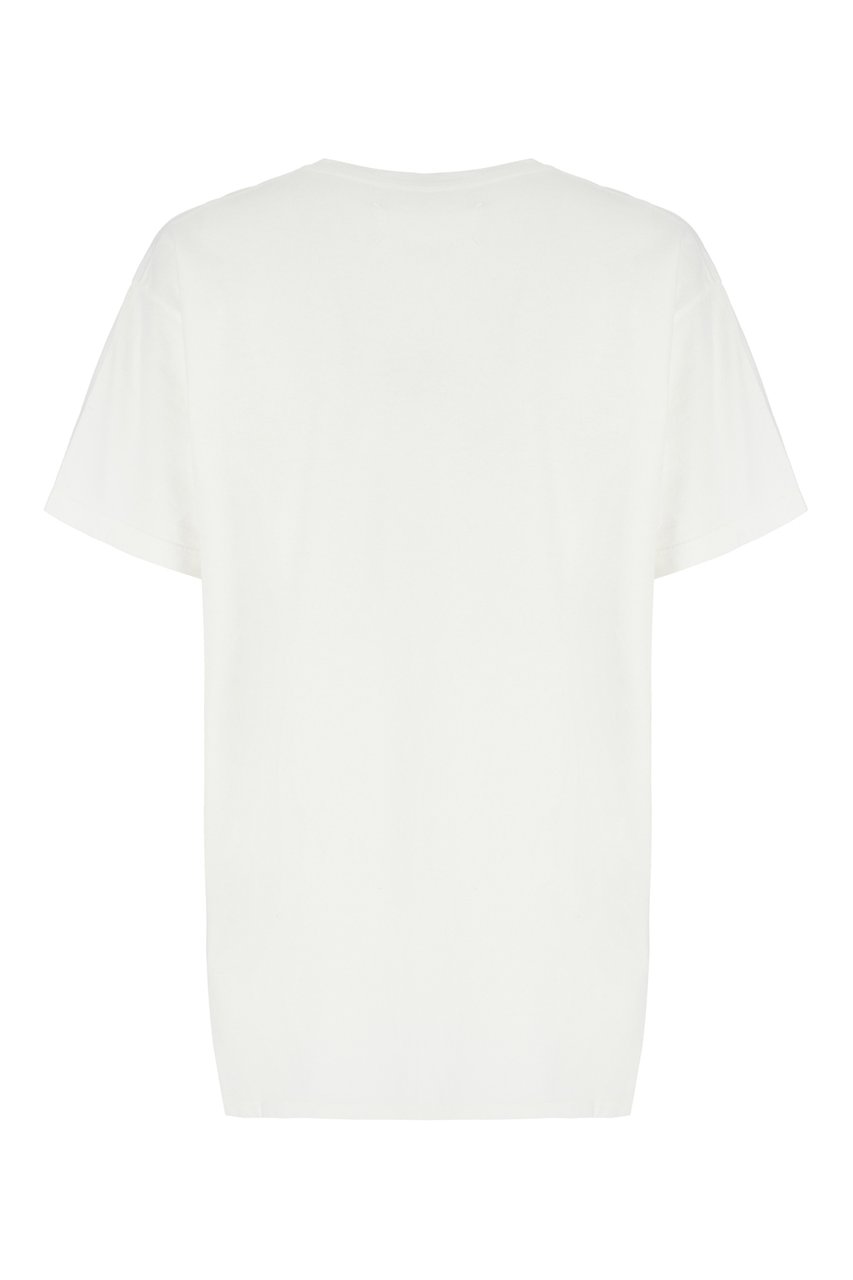 Maison Margiela Maison Margiela Ivory cotton t-shirt Neutraal