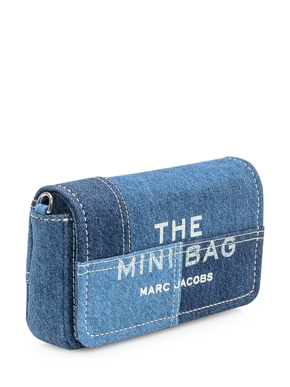 Marc Jacobs Borsa Marc Jacobs The Mini Bag in Denim Patchwork Blauw